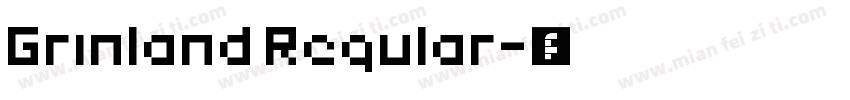Grinland Regular字体转换